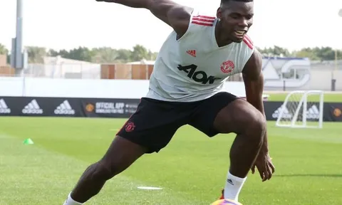 Vừa hội quân, Pogba đã tập luyện cực 'sung' cùng Man Utd