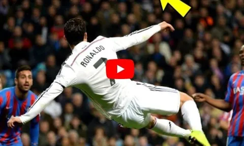10 bàn thắng chứng tỏ Cristiano Ronaldo là 'siêu nhân'