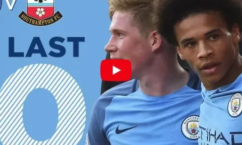 10 bàn thắng gần nhất của Man City khi đụng độ Southampton