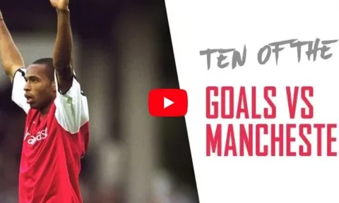 10 bàn thắng tuyệt đẹp của Arsenal vào lưới Man Utd