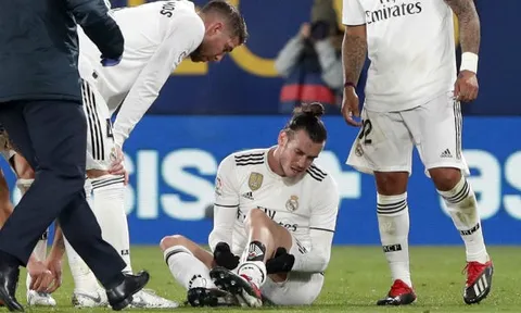 10 lần chấn thương gần nhất của bệnh binh Gareth Bale