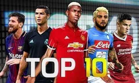 10 siêu sao sút xa đỉnh nhất hiện nay