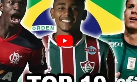 10 tài năng trẻ triển vọng nhất của bóng đá Brazil