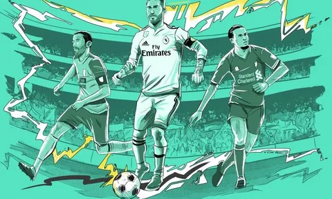 10 trung vệ xuất sắc nhất năm 2018: Van Dijk chỉ xếp thứ 4
