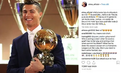Người nhà Ronaldo ám chỉ "thế lực ngầm" khiến anh mất QBV
