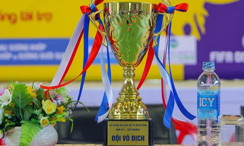 Giải Futsal học sinh THPT TP.HCM: Trường Nguyễn Thị Định ra quân áp đảo