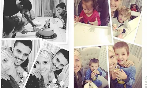 'Chồng đảm' Icardi tổ chức sinh nhật ấm cúng cho vợ yêu