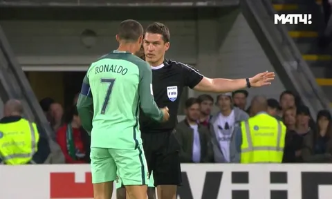 15 tình huống trọng tài bắt ép Cristiano Ronaldo