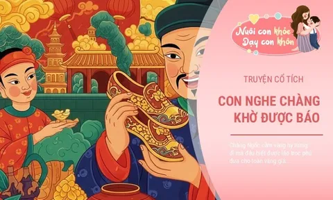 Truyện cổ tích: Anh khờ được kiện