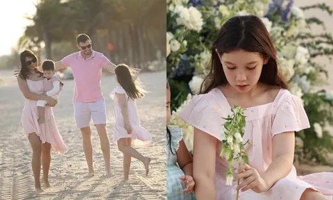 Sao Việt 24h: Hà Anh khoe khoảnh khắc gia đình nô đùa trên biển dịp nghỉ lễ, tổ ấm "đẹp như tranh" khiến khán giả trầm trồ