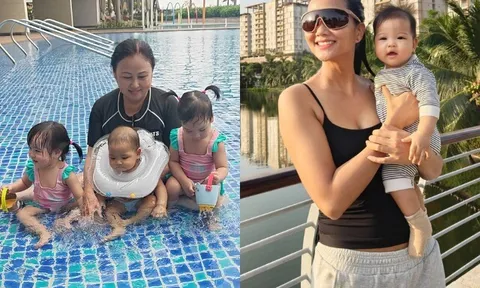 Mẹ chồng H'Hen Niê một mình chăm 3 "tiểu công chúa", nụ cười của em bé Ê Đê hút hơn nghìn like