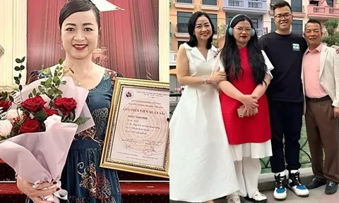 "Chị giúp việc" trên VTV ngoài đời là NSƯT được chồng yêu chiều, sở hữu biệt thự 8 tầng, 2 con đều theo nghề của bố