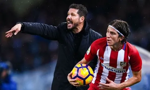 Simeone nói lời BẤT NGỜ với Filipe Luis trước tin đồn chuyển nhượng