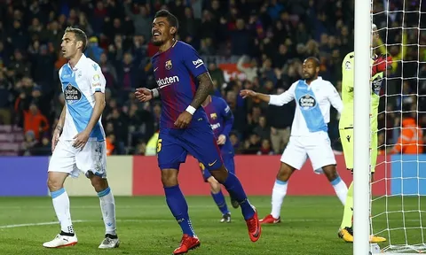 Suarez và Paulinho cùng nhau lập cú đúp, Barca thắng dễ trên sân nhà