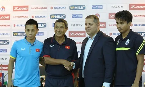 HLV Mai Đức Chung: "ĐT Việt Nam sẽ chăm sóc đặc biệt Chan Vathanaka"