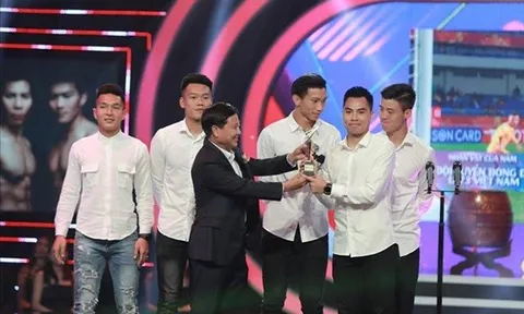 ĐT U23 Việt Nam giành danh hiệu nhân vật của năm