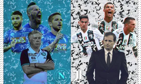 23h00 ngày 29/09, Juventus vs Napoli: Đại chiến nước Ý giữa cũ và mới