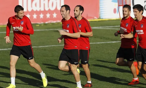 Dàn sao Atletico tràn đầy tự tin trước trận đại chiến với Barca