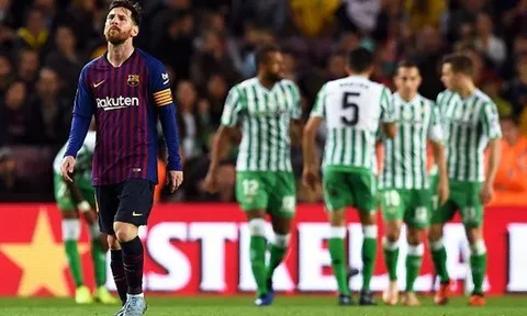 4 điều mà HLV Valverde cần làm sau thất bại tủi hổ của Barcelona trước Betis