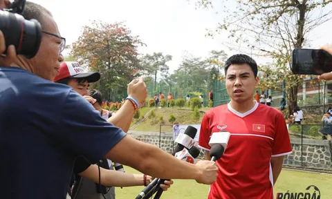Tiền vệ Đức Huy: “U23 Việt Nam sẽ giành huy chương tặng người hâm mộ”