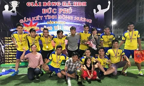 Phước Vĩnh FC vô địch giải hội đồng hương Đức Phú