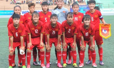 U16 nữ Việt Nam lọt vào vòng hai giải bóng đá U16 nữ châu Á 2019