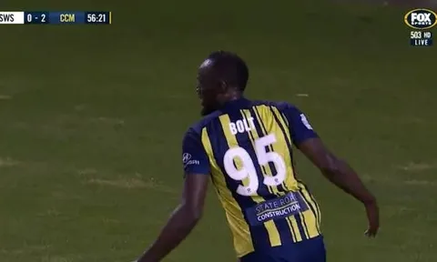 'Fan cứng M.U' Usain Bolt toả sáng rực rỡ, lập tức nói về tương lai