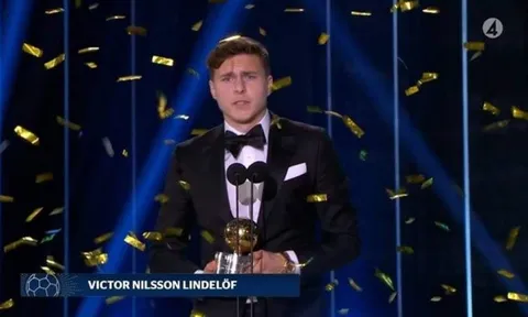 Chính thức: Lindelof trở thành cầu thủ xuất sắc nhất Thuỵ Điển 2018