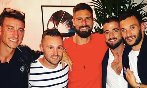 Giroud đã may mắn khi không bị cảnh sát bắt giữ
