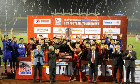 Tiếp bước ĐT Việt Nam, đến lượt U21 Việt Nam vô địch giải U21 Quốc tế