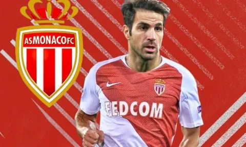 CHÍNH THỨC: Cesc Fabregas gia nhập Monaco