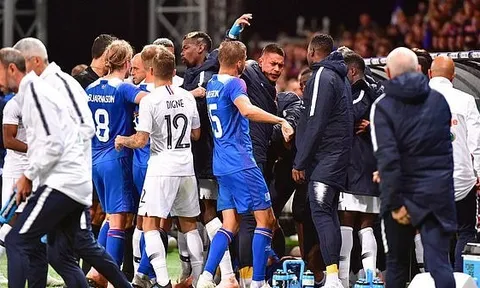 Mbappe bị phạm lỗi, Pogba hùng hổ lao vào sân đòi 'ăn thua đủ' với Iceland