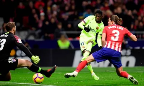5 điểm nhấn Atletico 1-1 Barca: Dembele 4 lần 'cứu' thầy; "Gậy ông đập lưng ông"