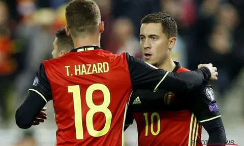5 điểm nhấn Scotland 0-4 Bỉ: "Song kiếm hợp bích" anh em nhà Hazard