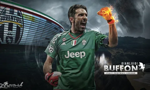 5 "ông lão" xuất chúng nhất thế giới bóng đá đương đại: "Ông vua" khung gỗ Buffon