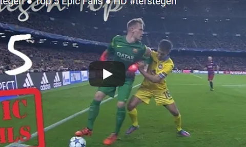5 tình huống 'thể hiện' bị lỗi của Ter Stegen