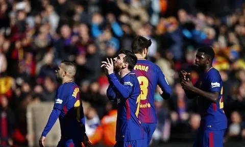 Chấm điểm Barca: Messi rực sáng; thảm họa Umtiti