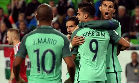 Ronaldo kiến tạo, Bồ Đào Nha thắng nhọc trước 10 người của Hungary
