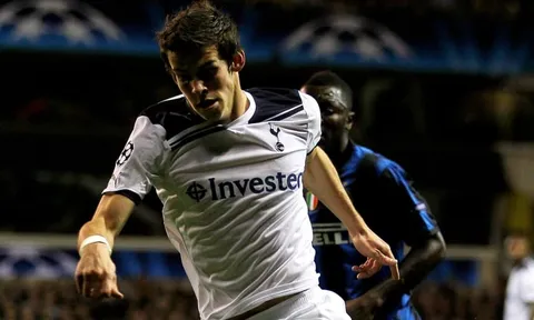 8 năm trước, Bale xuất hiện và giúp Tottenham hủy diệt Inter thế nào?