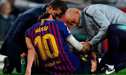 Barcelona xác nhận tình hình chấn thương của Lionel Messi