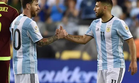 Aguero lại thả thính Messi về Man City