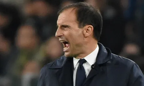 Allegri: "Juve có thể đã ghi đến 3, 4 bàn vào lưới M.U trong hiệp 1"