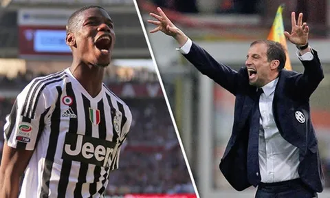 Allegri: "Nói chuyện về Pogba thật thừa thải"