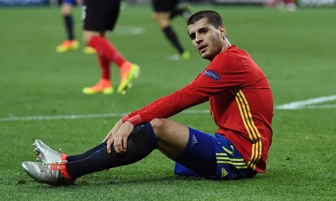 Alvaro Morata chơi tuyệt hay trước Liechtenstein