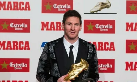 Ấn định ngày Messi nhận Chiếc giày vàng thứ 4 trong sự nghiệp