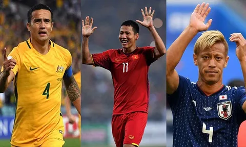 Anh Đức sánh vai Cahill, Honda trong danh sách "Lão tướng vắng mặt" tại Asian Cup
