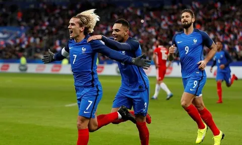 Antoine Griezmann chơi rất hay trước xứ Wales