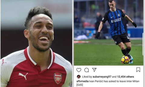 Arsenal sẽ chiều ý Aubameyang sau động thái bất ngờ liên quan đến Perisic?