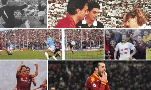 AS Roma 'gầm thét' với 10 chiến thắng derby vang dội
