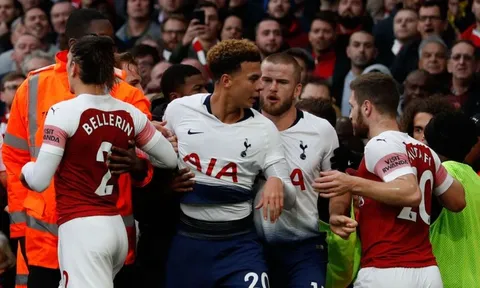 Ẩu đả nảy lửa tại Emirates, Arsenal và Tottenham sắp phải trả giá đắt